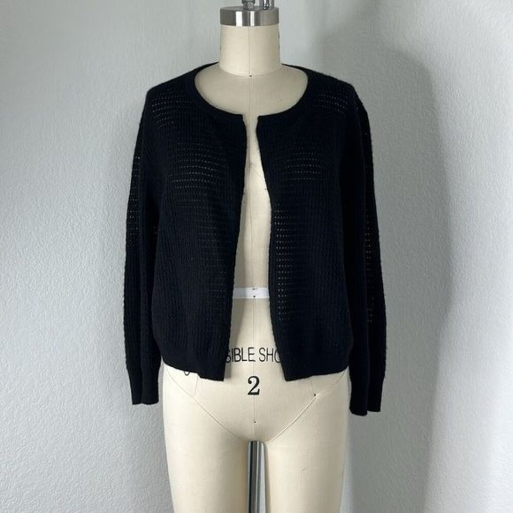Repeat Cashmere Silver Edition Perforated Cardigan